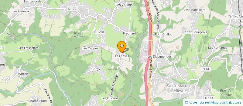 localisation de l'entreprise 925 290 033   CUVAT