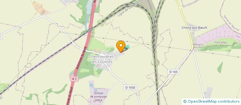 localisation de l'entreprise 925 293 748   CHENNEVIERES-LES-LOUVRES