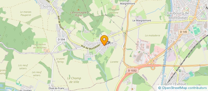 localisation de l'entreprise 925 295 446   LARBROYE