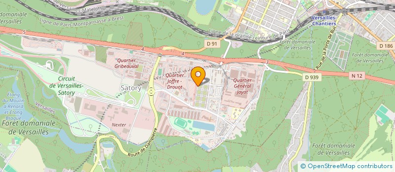 localisation de l'entreprise 925 307 324   VERSAILLES