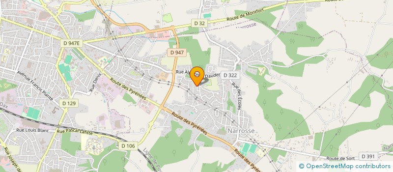 localisation de l'entreprise 925 339 459   NARROSSE