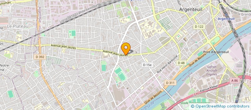 localisation de l'entreprise 925 353 807   ARGENTEUIL