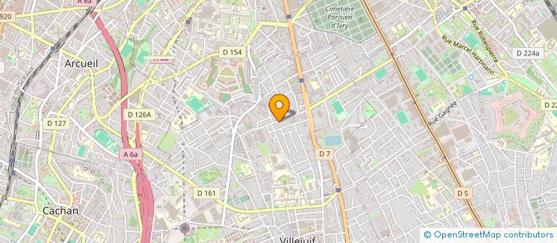 localisation de l'entreprise 925 374 712   VILLEJUIF