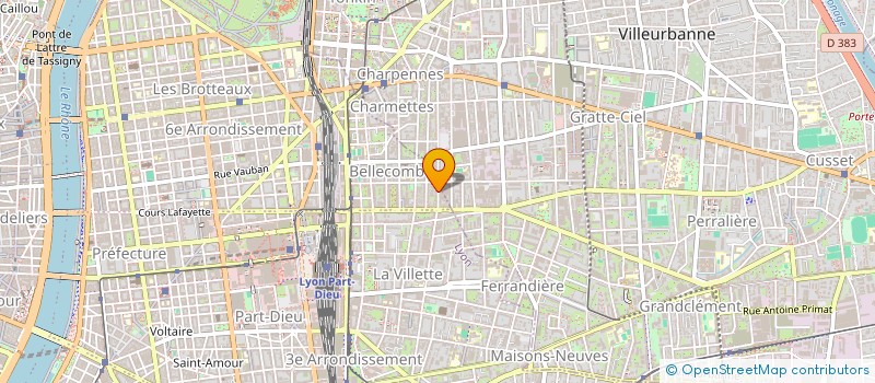 localisation de l'entreprise 925 375 156   LYON