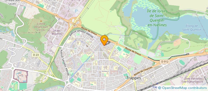 localisation de l'entreprise 925 402 406   TRAPPES