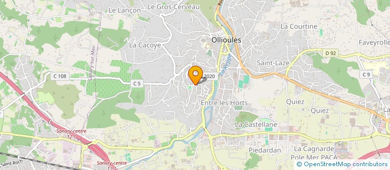 localisation de l'entreprise 925 404 329 à OLLIOULES