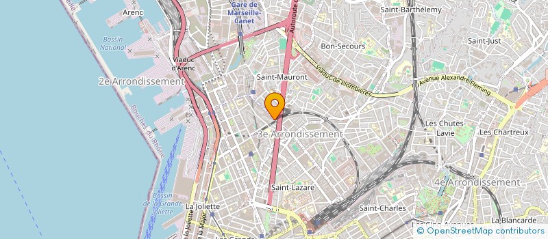 localisation de l'entreprise 927 449 710 à MARSEILLE