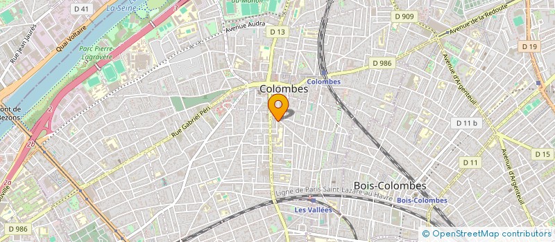 localisation de l'entreprise 927 450 700   COLOMBES
