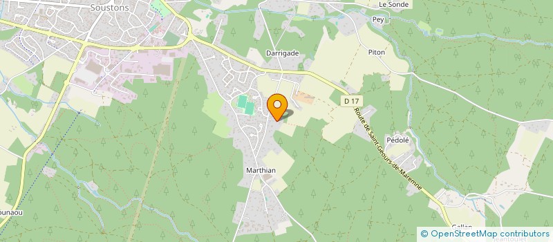 localisation de l'entreprise 927 476 721   SOUSTONS