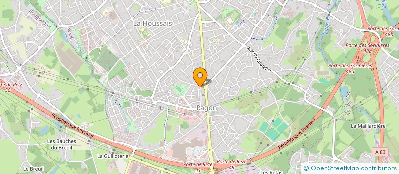 localisation de l'entreprise 927 477 489  à REZE