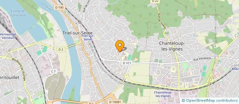 localisation de l'entreprise 927 491 456   TRIEL-SUR-SEINE