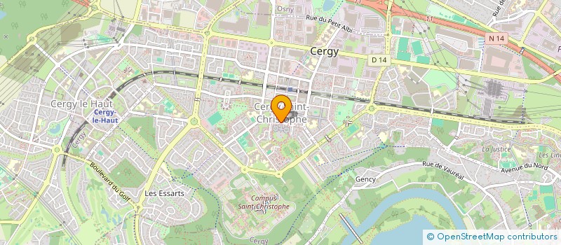 localisation de l'entreprise 927 502 856   CERGY