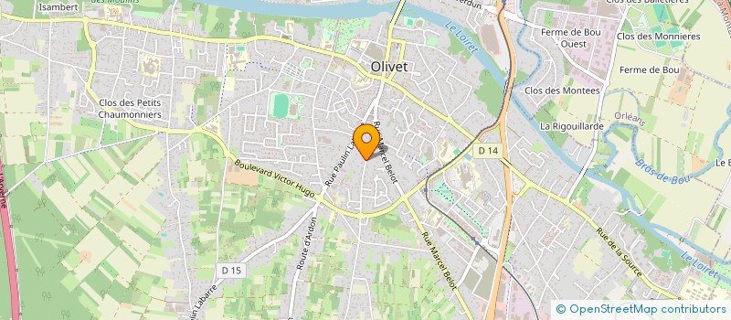 localisation de l'entreprise 927 518 084 à OLIVET