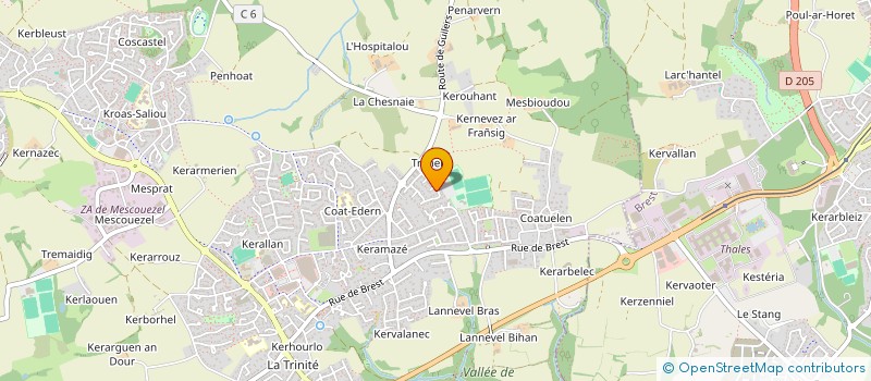 localisation de l'entreprise 927 526 467  à PLOUZANE