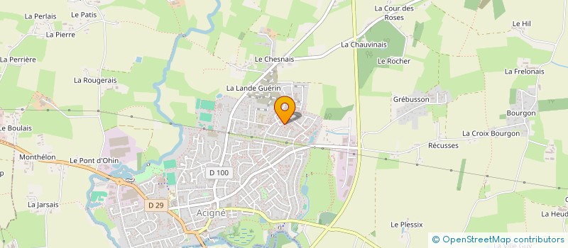 localisation de l'entreprise 927 535 716   ACIGNE