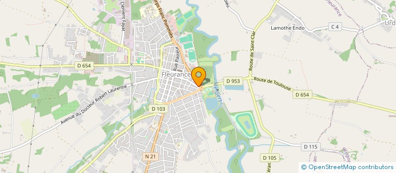 localisation de l'entreprise 927 542 936   CASTELNAU D'AUZAN LABARRERE