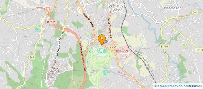 localisation de l'entreprise 927 545 665 à GRASSE