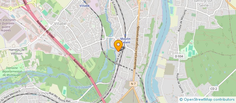 localisation de l'entreprise 927 569 269 à CORBEIL-ESSONNES