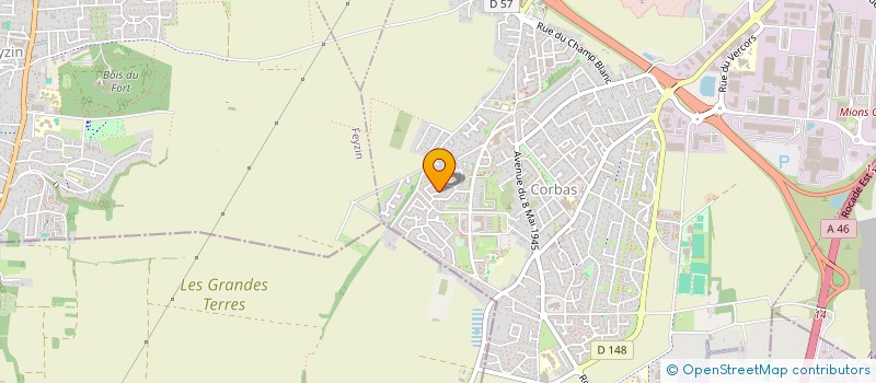 localisation de l'entreprise 927 570 440 à CORBAS