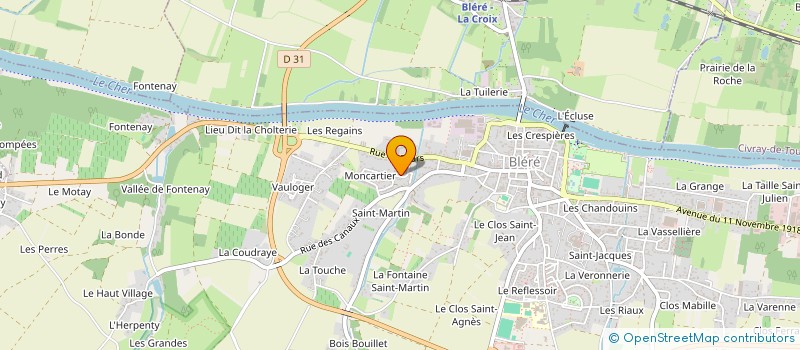 localisation de l'entreprise 927 596 619   BLERE