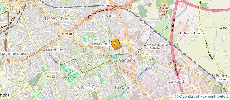 localisation de l'entreprise 927 629 485   CLERMONT-FERRAND