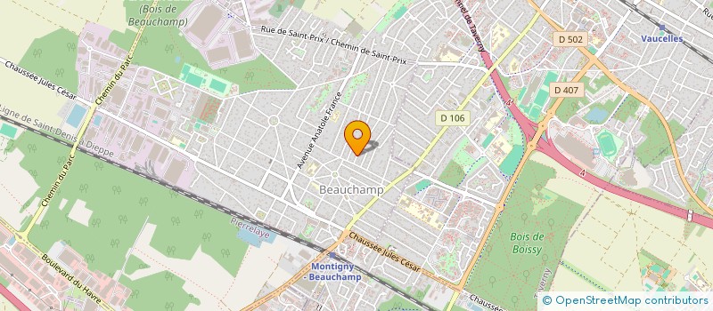 localisation de l'entreprise 927 638 395   BEAUCHAMP