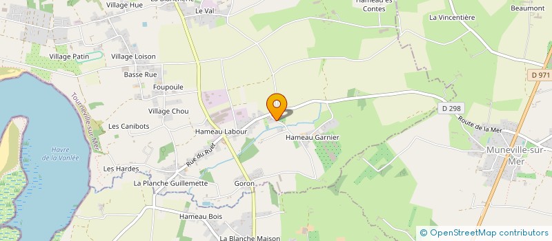 localisation de l'entreprise 927 645 978   TOURNEVILLE-SUR-MER