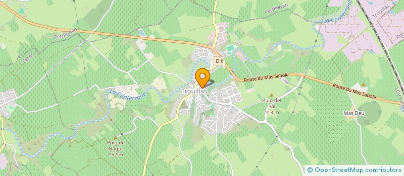 localisation de l'entreprise 927 659 706   TROUILLAS