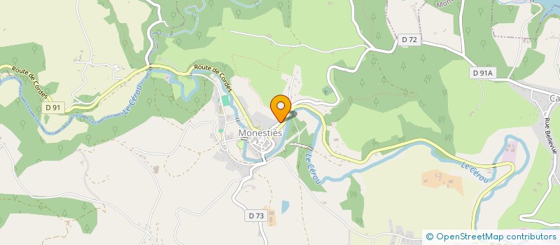 localisation de l'entreprise 927 667 949   MONESTIES