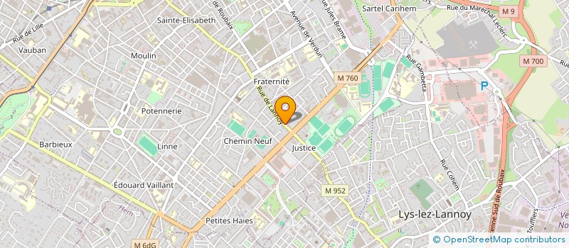 localisation de l'entreprise 927 670 216   ROUBAIX