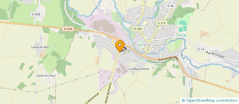 localisation de l'entreprise 927 688 200   LA FERTE-GAUCHER