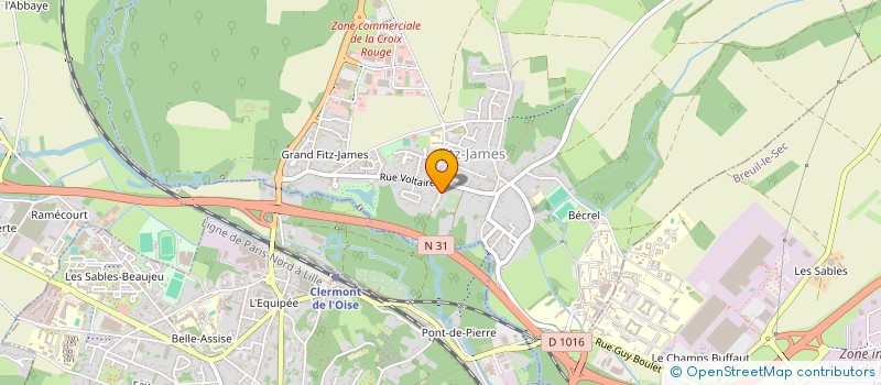 localisation de l'entreprise 927 709 006   BREUIL LE VERT