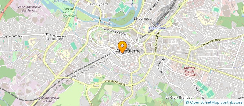 localisation de l'entreprise 927 709 154 à ANGOULEME
