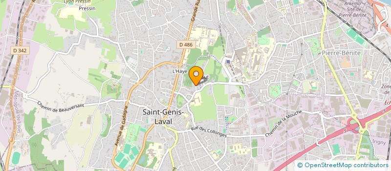 localisation de l'entreprise 927 716 282   SAINT-GENIS-LAVAL