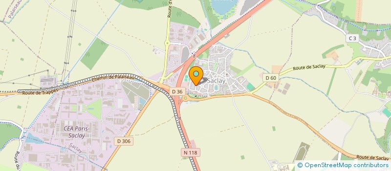 localisation de l'entreprise 927 738 708   SACLAY