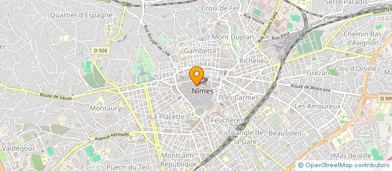 localisation de l'entreprise 927 768 051   NIMES