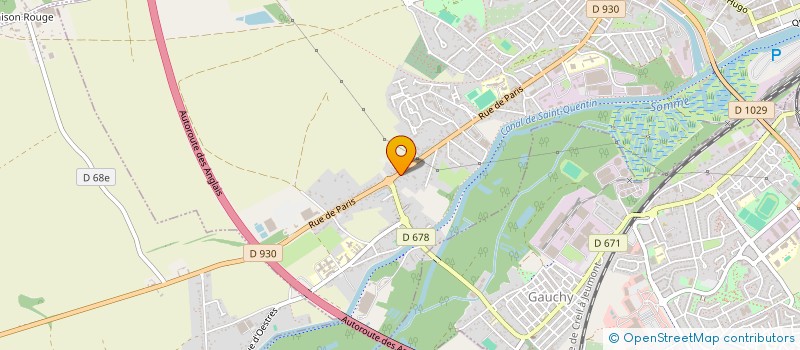 localisation de l'entreprise 927 798 694  à SAINT-QUENTIN