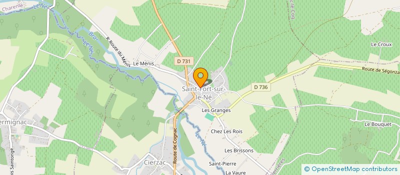 localisation de l'entreprise 927 810 549 à SAINT-FORT-SUR-LE-NE