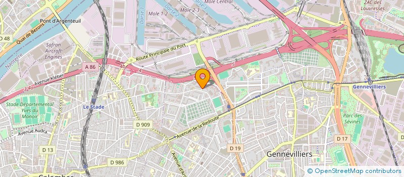 localisation de l'entreprise 927 822 817   ASNIERES-SUR-SEINE