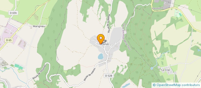 localisation de l'entreprise 927 830 331   SAINT-BAUDILLE-DE-LA-TOUR