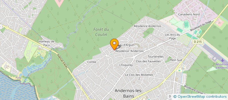 localisation de l'entreprise 927 835 058   ANDERNOS-LES-BAINS