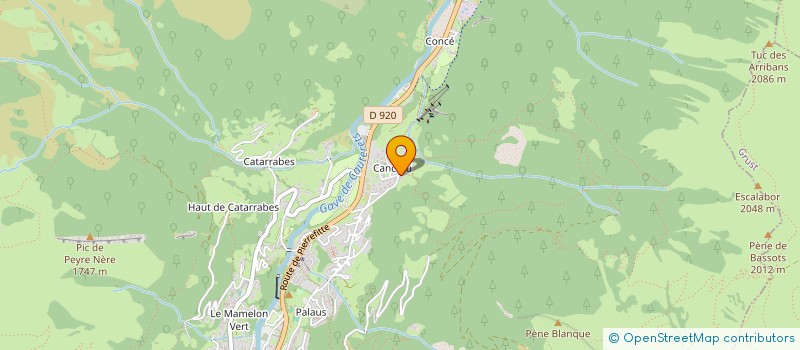 localisation de l'entreprise 927 840 124   CAUTERETS