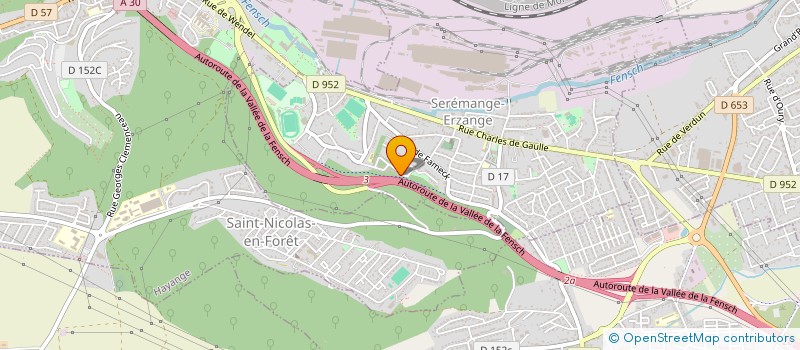 localisation de l'entreprise 927 894 543 à SEREMANGE-ERZANGE