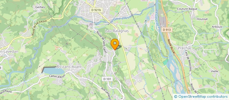 localisation de l'entreprise 927 895 185   LAU-BALAGNAS