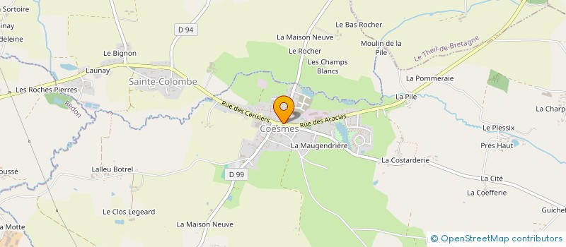 localisation de l'entreprise 927 900 860   COESMES