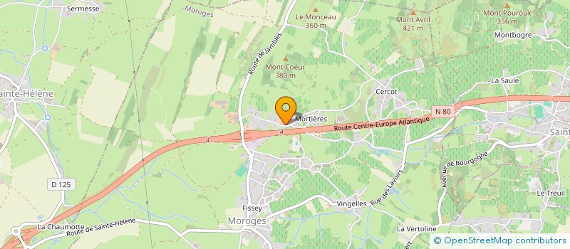 localisation de l'entreprise 927 914 093   MOROGES