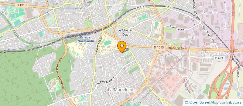 localisation de l'entreprise 927 926 600   EVREUX