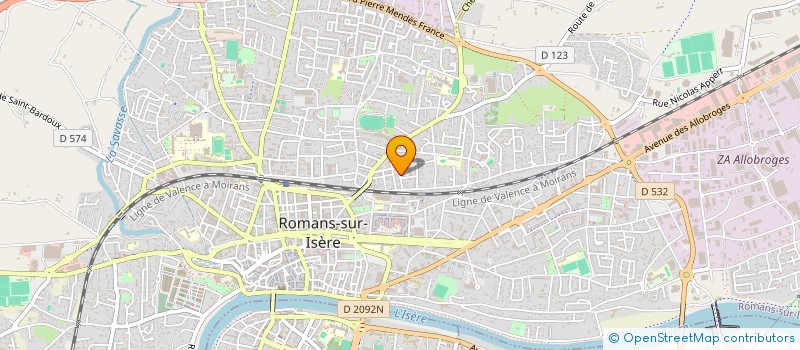 localisation de l'entreprise 927 929 661   ROMANS-SUR-ISERE