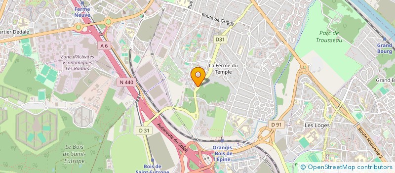 localisation de l'entreprise 927 950 790   RIS-ORANGIS