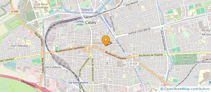 localisation de l'entreprise 927 960 856   CALAIS